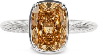 Sterling Forever Sterling Silver Mini Champagne Elongated Cushion Ring