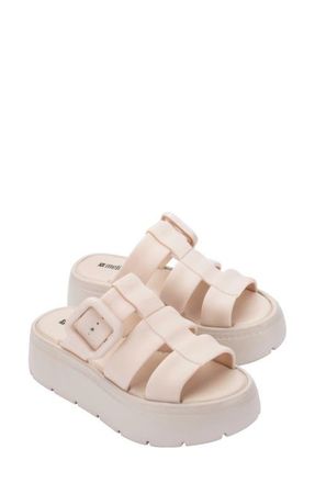 Melissa Pump Platform Sandal in Beige at Nordstrom, Size 10