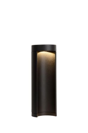 Lucide COMBO Non Dimmable Stylish Decorative Outdoor LED Pedestal Light in Black