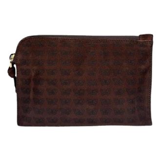Bottega Veneta Pre-owned Clutches, female, Brown, Size: ONE SIZE Pre-owned Leather Pouch