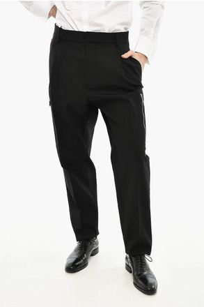 Dsquared2 Pantaloni a Una Pince in Lana Vergine taglia 54