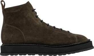 Buttero Aedi veterlaarslaars - Heren - Veterlaarzen - Groen - 44 EU - Leer - Schoenen