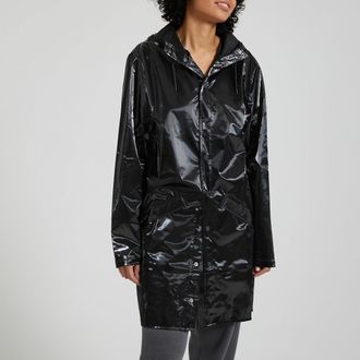 Rains Waterdichte jas met kap en rits, unisex