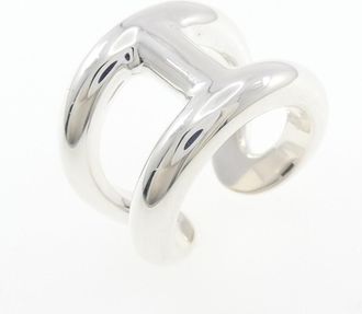 Herm&egrave;s Silver 925 Band Ring (Pre-Owned)