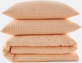 La Redoute Interieurs Beddengoed 30% gerecycled katoen, vierkante kussensloop, geruit, LESIA