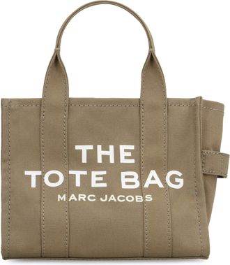 Marc Jacobs Womens Tote Bag Canvas Slate Green Cotton
