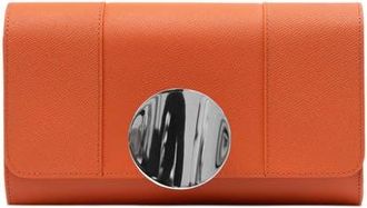 Perrin Paris Le Disque Clutch Flame in Flamme at Nordstrom