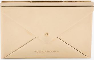 Victoria Beckham Envelope Card Holder In Gold
