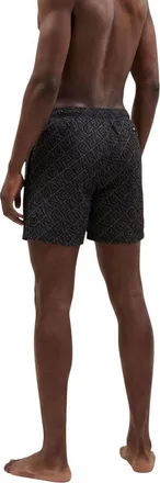 A|X Armani Exchange Logo-Print Polyester Swim Shorts - Black