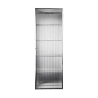 Ferm Living Haze Wandschrank, 35 x 100 cm, Glas / Edelstahl