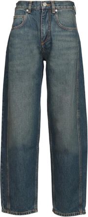 Isabel Marant Barrel Jeans - Dames - Loose Fit Jeans - Blauw - 2XS - Katoen - Jeans