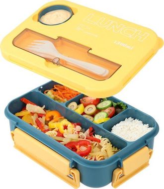 OEM Preciosa Fiambrera De 1550 Ml, Fiambrera Bento Apilable, Azul Marino, Libre De Bpa, A Prueba De Fugas Y Duradero, Preparar Comidas Y Para Llevar