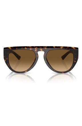 Ferrari 56mm Polarized Pilot Sunglasses in Havana /Polar Brown Gradient at Nordstrom