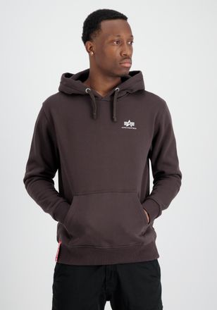Alpha Industries Hoodie ALPHA INDUSTRIES Basic Hoodie SL, Herren, Gr. S, braun (hunter braun), Obermaterial: 80% Baumwolle, 20% Polyester, regular fit, Sweatshirts Hoo