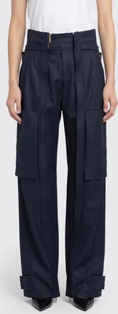 Darkpark High-Waisted Wide-Leg Wool Blend Cargo Trousers