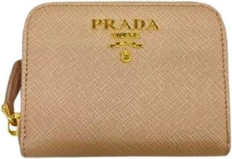 Prada Pre-owned Wallets, female, Pink, Size: ONE SIZE Pre-owned Vintage Coin Purse