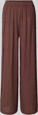 Pieces Loose Fit Hose aus reiner Baumwolle Modell AGNES in Mittelbraun, Gr&ouml;&szlig;e XS