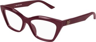 Balenciaga Optisch Montuur - Dames - Accessoires - Rood - Maat: 55 MM
