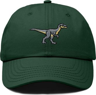 Dalix Velociraptor Dad Cap in Dark Green at Nordstrom