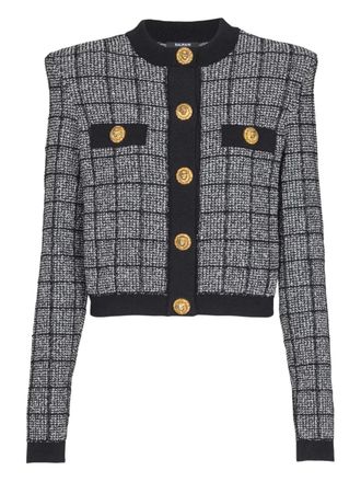 Balmain Jack met knoopsluiting - Zwart