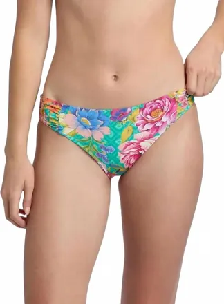Johnny Was Ruched Hipster Bottom In Sweetspire