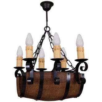 Fabrilamp L&aacute;mpara De Techo Barril. 6 Luces. Dimensiones (66x39cm)