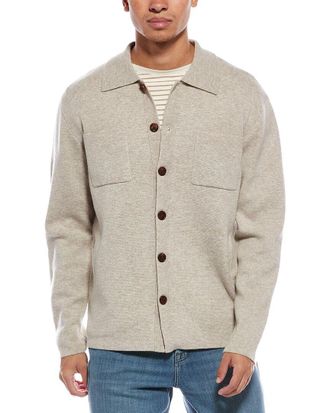 Brodie Classic Wool & Cashmere-Blend Sweater Shirt
