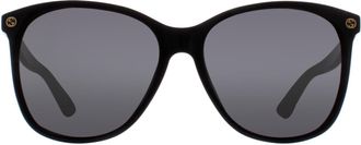 Gucci zonnebril GG0024S 001 Zwart grijs