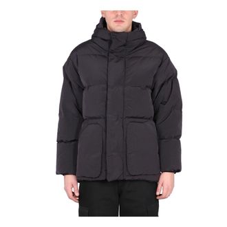 Ienki Ienki Winter Jackets, male, Black, Size: S Michlin MAN Matt Nylon