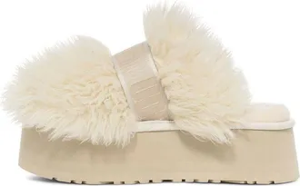 UGG (WMNS) UGG Sustainable Fluff Momma Slide White 1131974-WHT