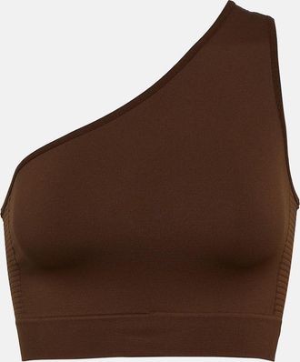 Rick Owens Athena one-shoulder cropped top