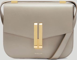 DeMellier The Vancouver in Taupe Smooth Leather Crossbody bag