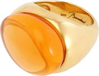 Baccarat Galea Rings Honey Crystal Size 6.5 2805639