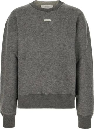 Alexander McQueen Heren, Sweatshirts & Hoodies, Grijs, Maat: M Wol