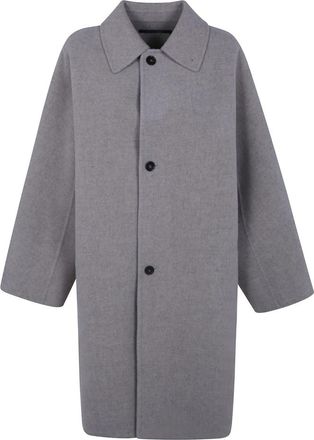 Sofie D'Hoore Single-Breasted Coats - Dames - Mantel - Grijs - S - Jassen