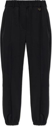 Burberry Wool Broeken Lidian - Dames - Broeken - Zwart - Maat: 2XS Wol