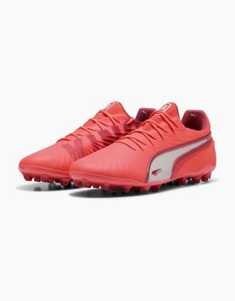 Puma Mens King Ultimate Mg Firm Ground Football Boots - Orange - Size: 6.5