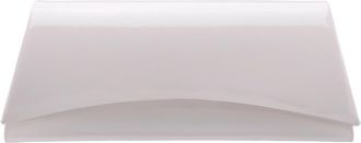 Nina Zoey Faux Leather Clutch in Ecru at Nordstrom