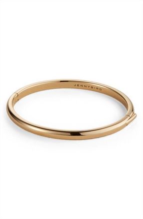 JENNY BIRD Remi Hinge Bangle Bracelet in High Polish Gold at Nordstrom, Size Medium