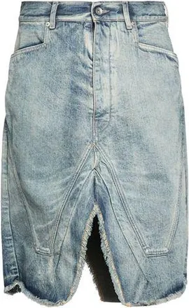 Rick Owens BOTTOMWEAR - Denim skirts on YOOX.COM
