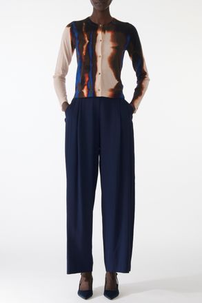 Jason Wu empireyarn burned stripe wool cardigan