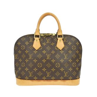 Louis Vuitton Alma Handbag Monogram Canvas Brown Canvas Handbag (Pre-Owned)