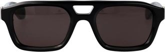 Alexander McQueen Stijlvolle zonnebril Am 0505S voor de zomer - Heren - Zonnebrillen - Zwart - 52 MM - Accessoires