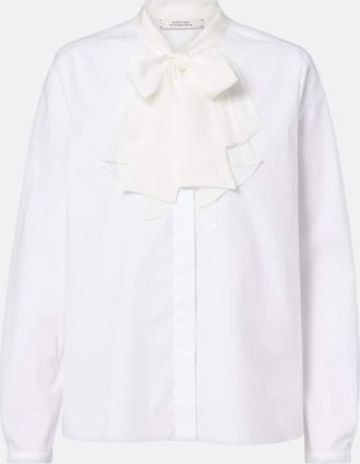 Dorothee Schumacher Blusa Pure Power in popeline di misto cotone
