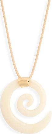 Ettika Aura Spiral Bone Cord Necklace at Nordstrom