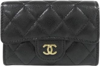 Chanel Pre-owned Wallets, female, Black, Size: ONE SIZE Pre-owned Wallet