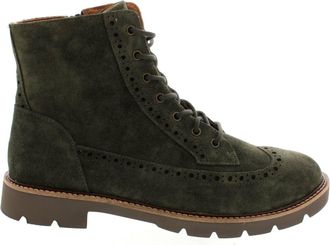 Aetrex Womens Margot Lace-Up Boot In Dark Green