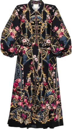 Camilla Ornate On A Plate jurk - Blauw