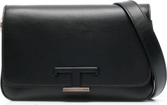 Tod's T Timeless crossbody bag - women - Calf Leather - One Size - Black