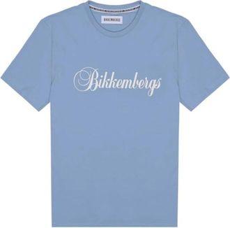 Dirk Bikkembergs Heren, Tops, Blauw, Maat: XL Katoen